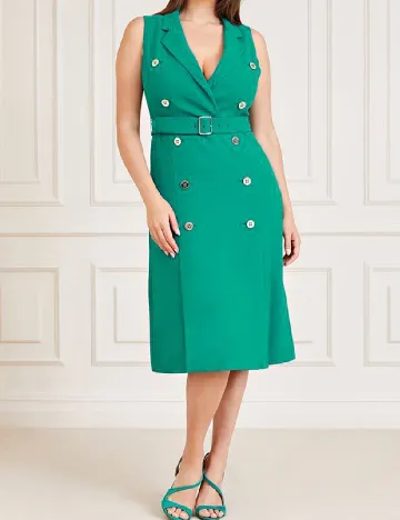 Rochie medie Marciano Guess, verde Verde