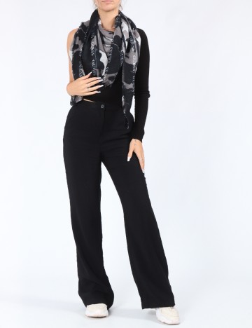 Esarfa Guess, negru