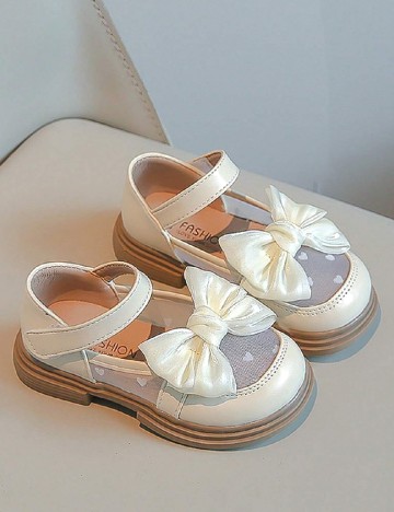 Pantofi Shein Kids, crem