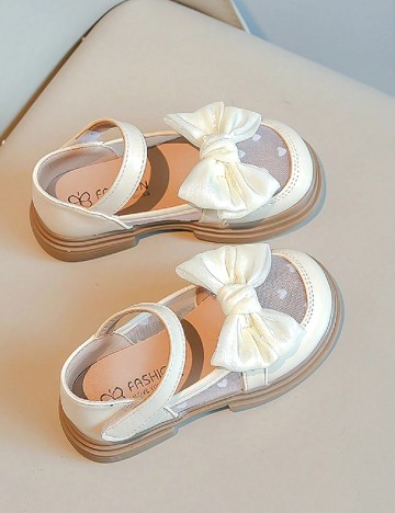 Pantofi Shein Kids, crem