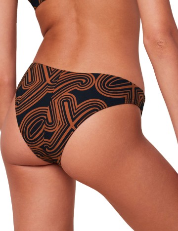 Chilot de  baie Triumph, negru/maro