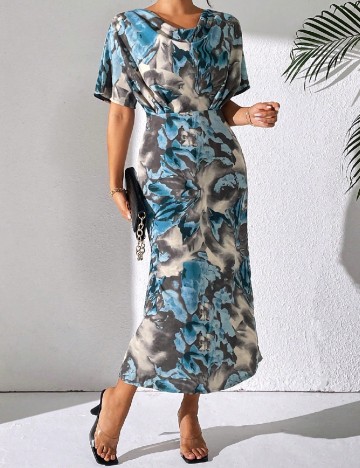 Rochie lunga SHEIN, albastru