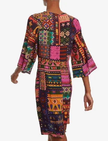 Rochie scurta Desigual, mix culori
