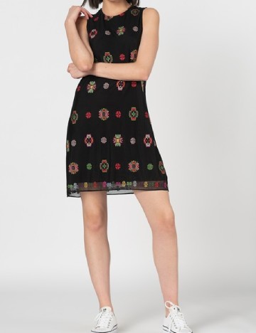 Rochie scurta Desigual, negru