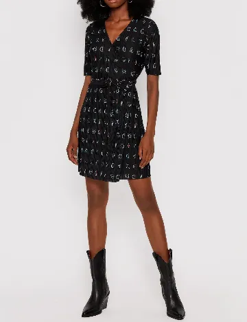 Rochie scurta Desigual, negru
