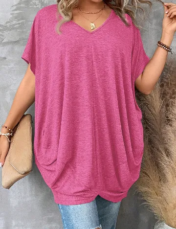Tricou Emery Rose Curve, roz Roz