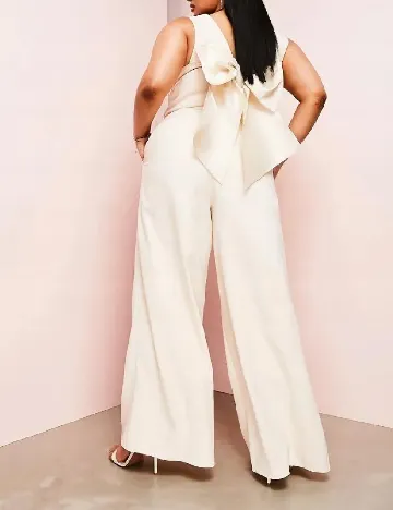 Pantaloni ASOS Curve, crem