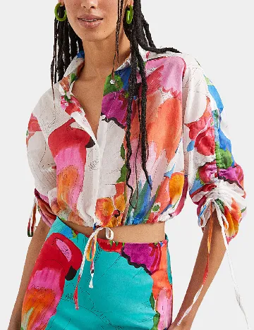 Top Desigual, mix culori