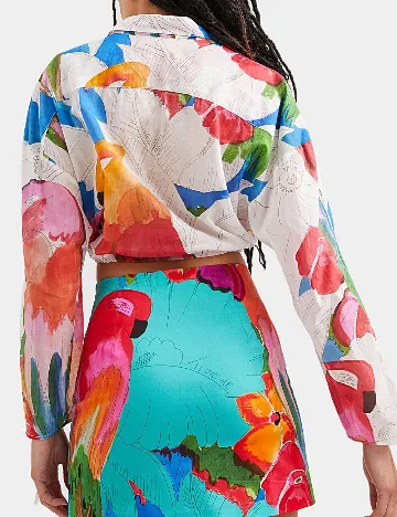 Top Desigual, mix culori