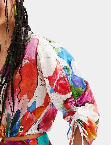 Top Desigual, mix culori