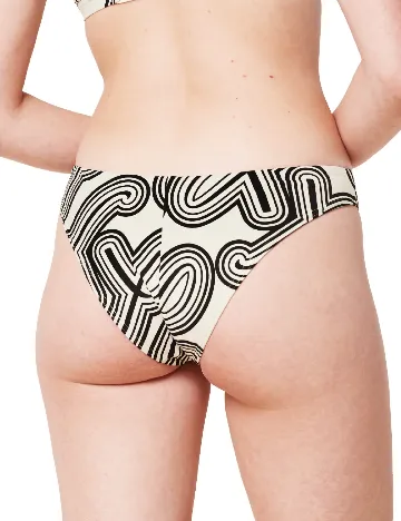Chilot de baie Triumph, ecru/negru