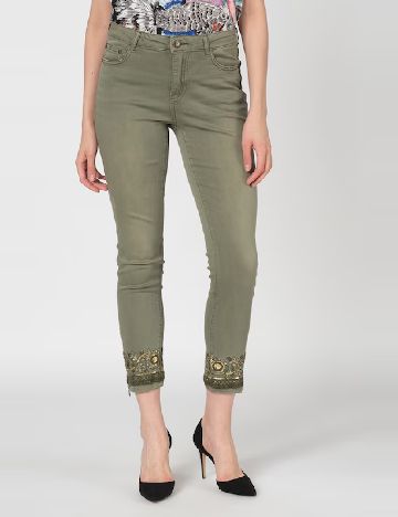Blugi Desigual, verde