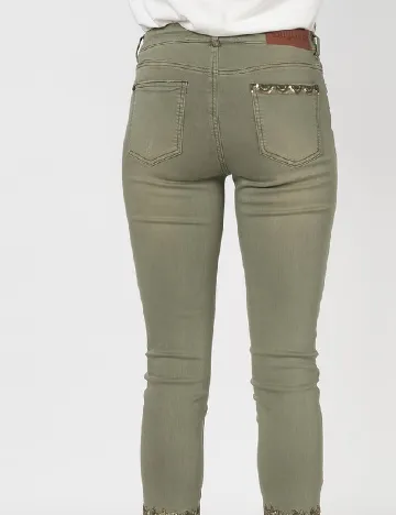 Blugi Desigual, verde Verde