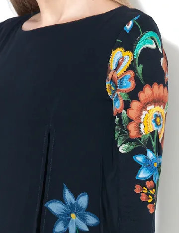 Rochie scurta Desigual, bleumarin