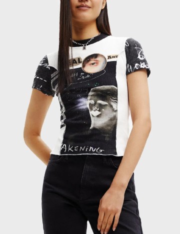 Tricou Desigual, mix culori