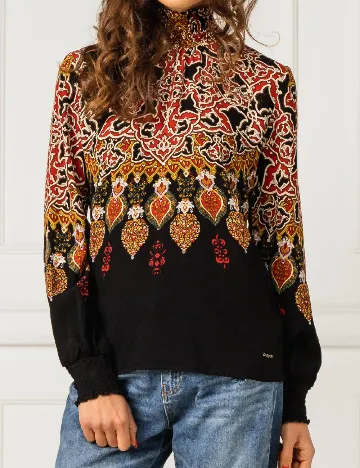 Bluza Desigual, negru Negru