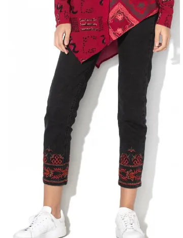Blugi Desigual, negru Negru
