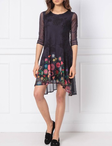 Rochie scurta Desigual, bleumarin