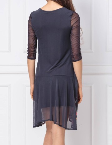 Rochie scurta Desigual, bleumarin