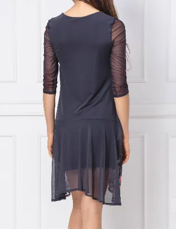 Rochie scurta Desigual, bleumarin Albastru