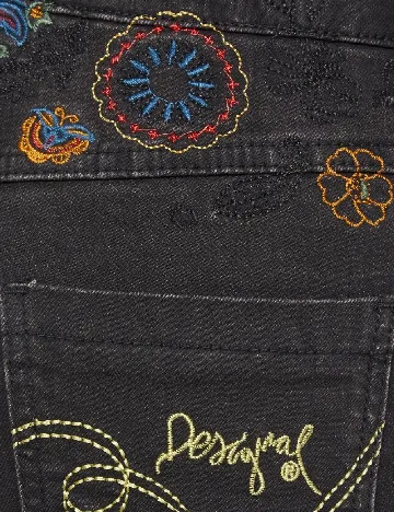 Blugi Desigual, negru Negru
