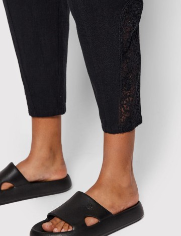 Pantaloni Desigual, negru