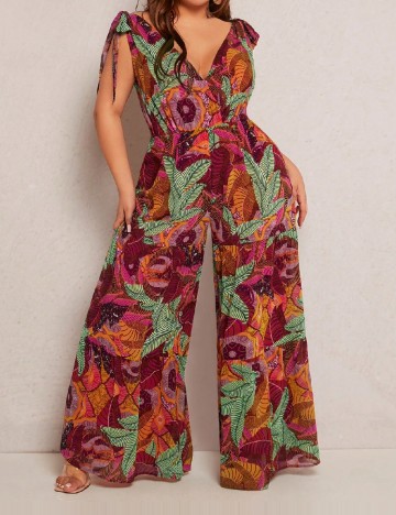 Salopeta SHEIN CURVE, mix culori