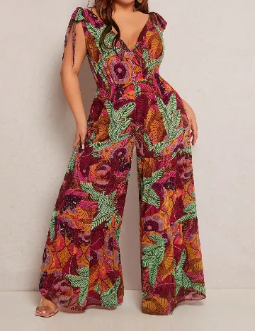 Salopeta SHEIN CURVE, mix culori