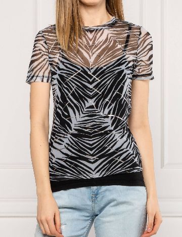 Tricou Desigual, gri