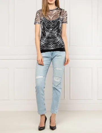 Tricou Desigual, gri