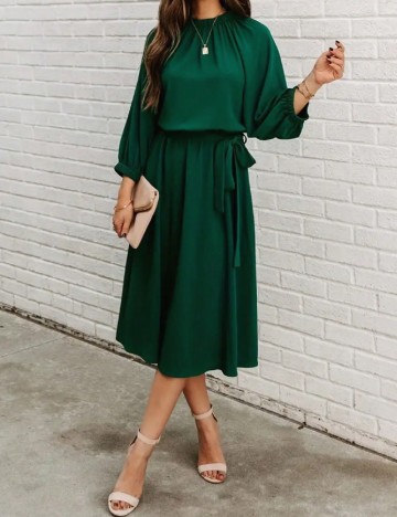 Rochie medie SHEIN, verde