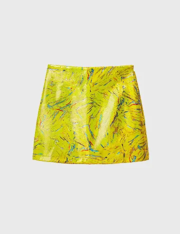 Fusta Desigual, galben