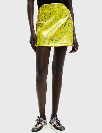 Fusta Desigual, galben