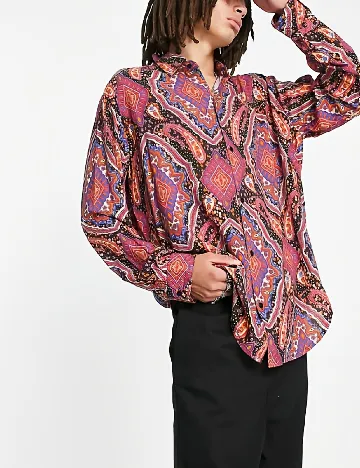 Camasa Oversize Reclaimed Vintage, mix culori Mix culori