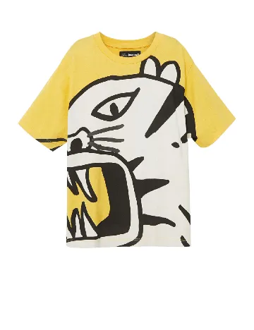 Tricou Desigual, galben