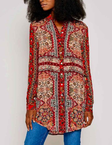 Camasa Desigual, rosu