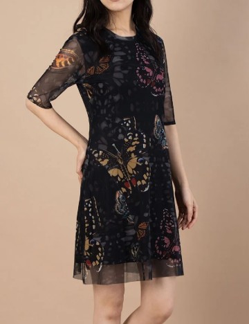 Rochie scurta Desigual, negru