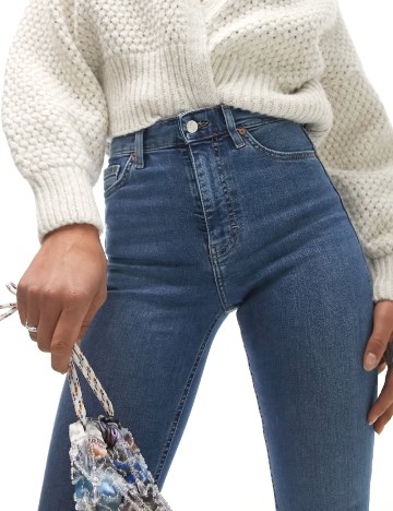 Blugi Top Shop, albastru