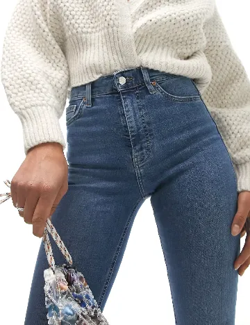 Blugi Top Shop, albastru