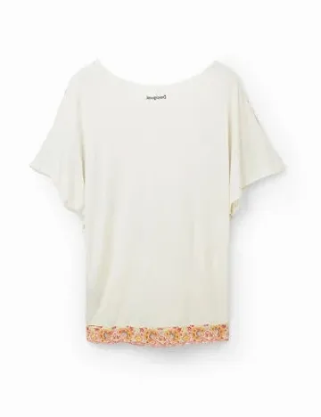 Tricou Desigual, crem