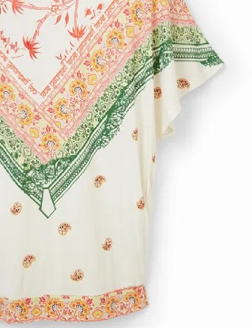 Tricou Desigual, crem