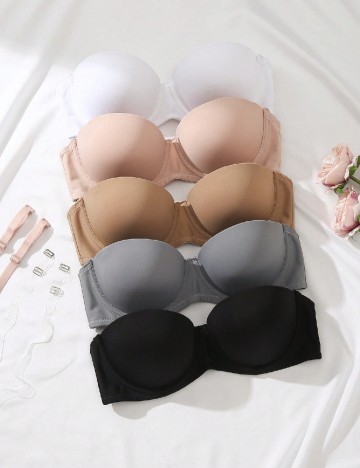 Set sutiene 5 bucati SHEIN, mix culori