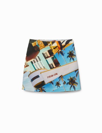 Fusta Desigual, mix culori