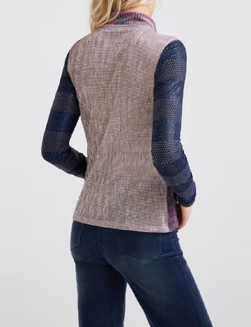 Bluza Desigual, mix culori