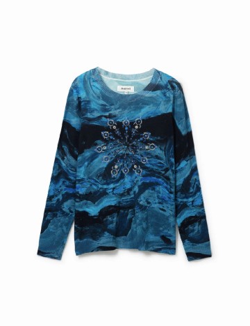 Bluza Desigual, albastru