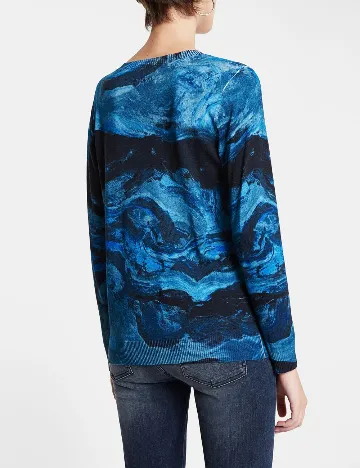Bluza Desigual, albastru Albastru