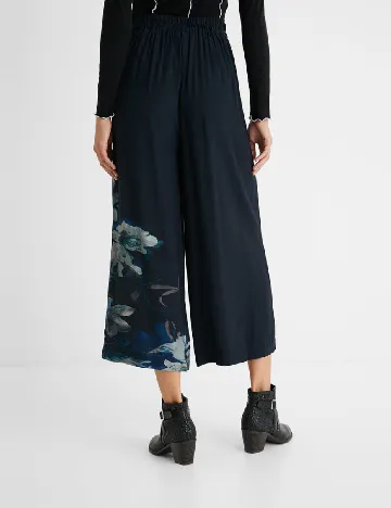 Pantaloni Desigual, albastru Albastru
