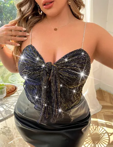 Top SHEIN CURVE, mix culori Mix culori