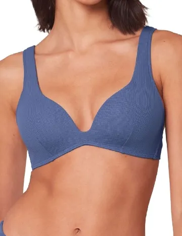Sutien de baie Triumph, albastru Albastru