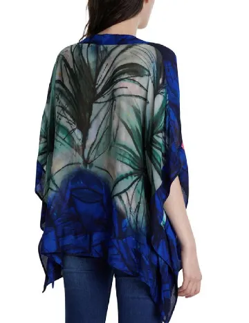 Bluza Desigual, albastru Albastru